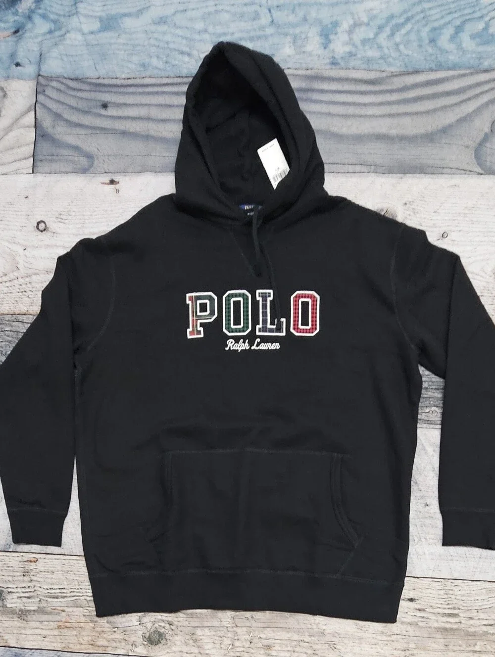 Polo Ralph Lauren Hoodie Pullover Plaid Logo Big & Tall 2XLT NWT